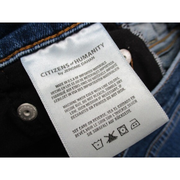 Citizens of Humanity Jeans Men 29x32 Gage Slim Straight Distressed Denim USA - Picture 11 of 16